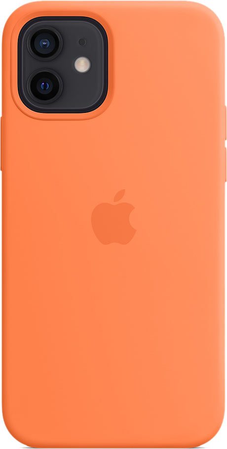 Чехол Silicone Case magsafe качество Lux для iPhone 12/12 Pro оранжевый в Тюмени